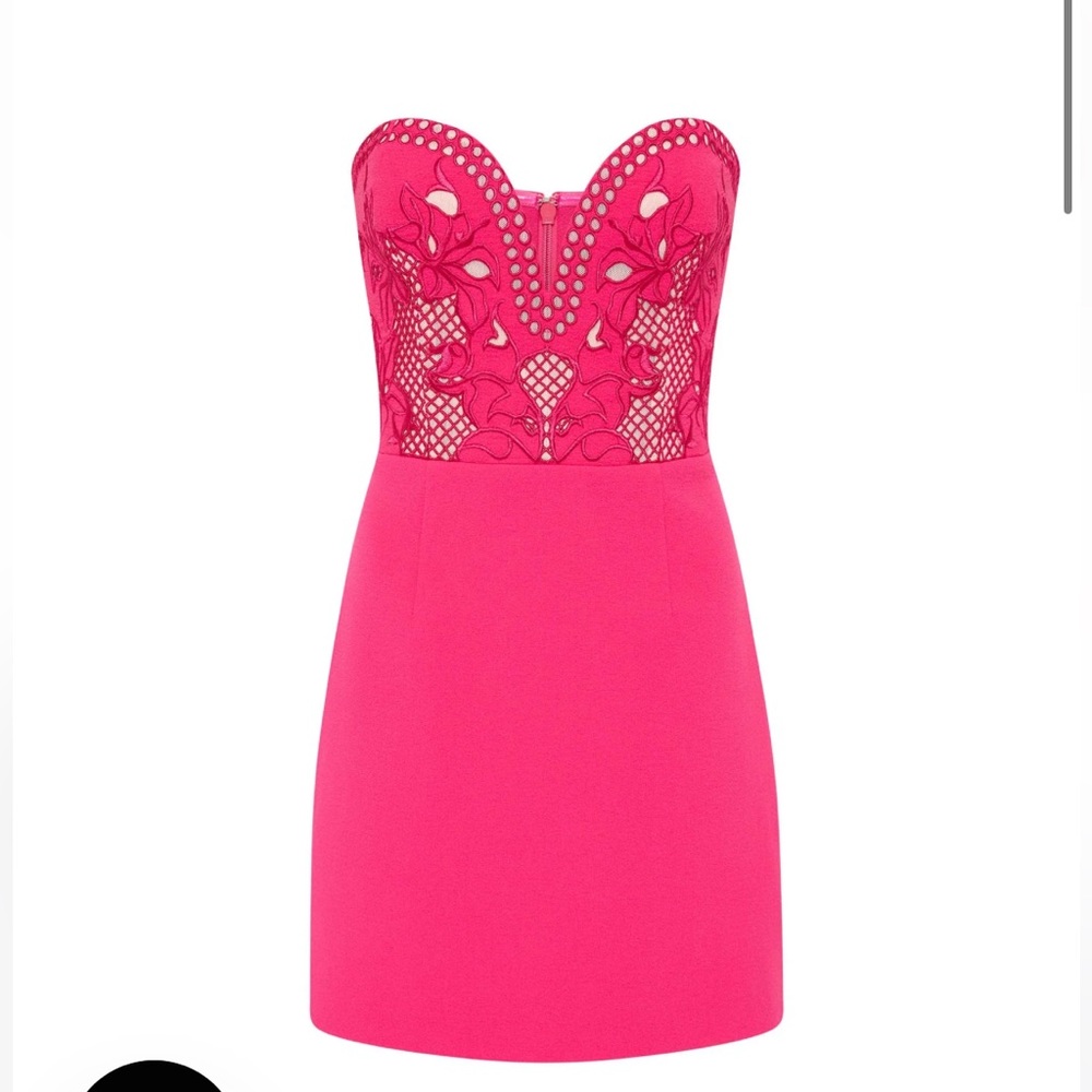 Rebecca Vallance dress in hot pink size 2. Wore once. Like new! No flaws!
